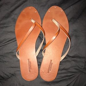 Brown Leather Sandals